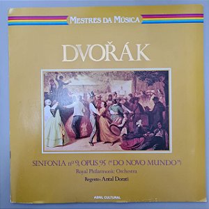 Disco de Vinil Mestres da Música - Dvorak Interprete Antonín Dvorak (1980) [usado]
