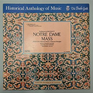 Disco de Vinil Notre Dame Mass Interprete Guillaume de Machaut (1972) [usado]