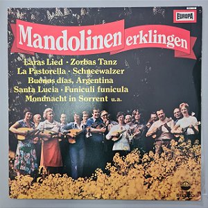 Disco de Vinil Mandolinen Erklinger Interprete Mandolinen Orchester (1978) [usado]