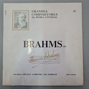 Disco de Vinil Brahms - Grandes Compositores da Música Universal Interprete Johannes Brahms (1968) [usado]