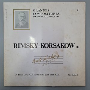 Disco de Vinil Rimsky-korsakov - Grandes Compositores da Música Universal Interprete Nikolai Rimsky-korsakov (1968) [usado]