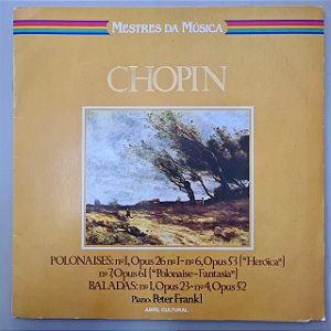 Disco de Vinil Mestres da Música - Chopin Interprete Chopin (1979) [usado]