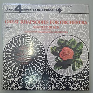 Disco de Vinil Great Rhapsodies For Orchestra Interprete Stanley Black (1969) [usado]