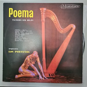Disco de Vinil Poema(tangos em Hifi) Interprete Orquestra de Los Portenos (1963) [usado]