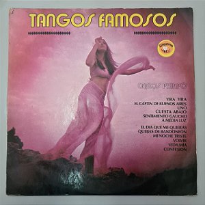 Disco de Vinil Tangos Famosos Interprete Carlos Shippo [usado]