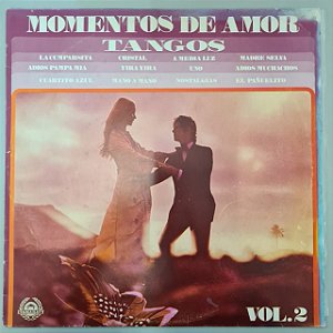 Disco de Vinil Momentos de Amor - Tangos Vol.2 Interprete Vários Artistas (1974) [usado]