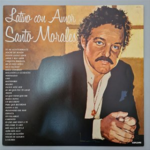 Disco de Vinil Latino Con Amor Interprete Santo Morales (1982) [usado]