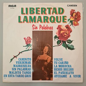 Disco de Vinil Sin Palabras Interprete Libertad Lamarque (1668) [usado]