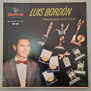 Disco de Vinil Harpa Paraguaya em Hi-fi Vol.13 Interprete Luis Bordón [usado]