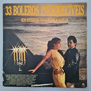 Disco de Vinil 32 Boleros Inesquecíveis sem Intervalo para Ouvir e Dançar Interprete Vários Artistas (1989) [usado]