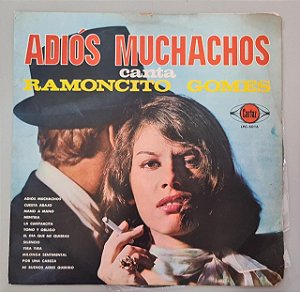 Disco de Vinil Adiós Muchachos Canta Romancito Gomes Interprete Adiós Muchachos [usado]