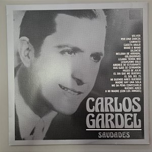 Disco de Vinil Saudades Interprete Carlos Gardel (1985) [usado]