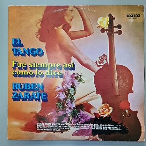 Disco de Vinil El Tango Interprete Ruben Zarate [usado]