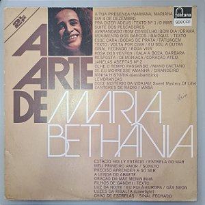 Disco de Vinil a Arte de Maria Bethania Interprete Maria Bethania (1975) [usado]
