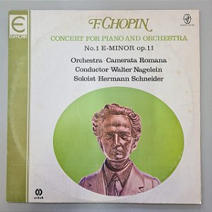 Disco de Vinil F.chopin Concert For Piano And Orchestra Interprete Fréderic Chopin (1983) [usado]