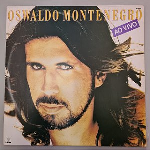 Disco de Vinil ao Vivo Interprete Oswaldo Montenegro (1989) [usado]
