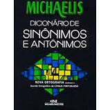 Livro Michaelis Dicionário de Sinônimos e Antônimos Autor Melhoramentos (2010) [usado]