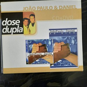 Cd João Paulo & Daniel - Dose Dupla Cd+dvd ao Vivo Interprete João Paulo e Daniel (1997) [usado]