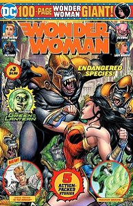 Gibi Dc 100 Page Wonder Woman Giant! Autor Amanda Conner, Jimmy Palmiotti, Scott Kolins, Daniel Sampere e Juan Albarran (2002) [usado]
