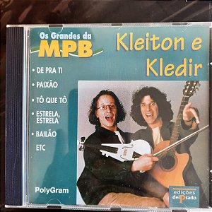 Cd Kleiton e Kledir - os Grandes da Mpb Interprete Kleiton e Kledir (1998) [usado]