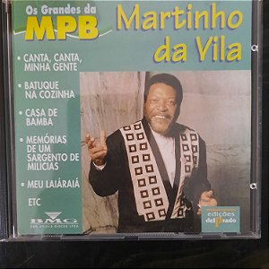 Cd Martinho da Vila - os Grandes da Mpb Interprete Martinho da Vila (1996) [usado]