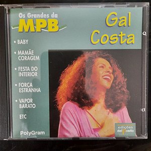 Cd Gal Costa - os Grandes da Mpb Interprete Gal Costa (1996) [usado]