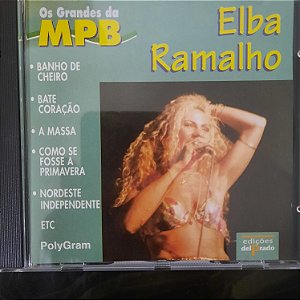 Cd Elba Ramalho - os Grandes da Mpb Interprete Elba Ramalho (1997) [usado]