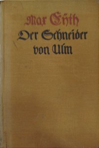 Livro Der Schneider Von Ulm Autor Eyth, Max [usado]