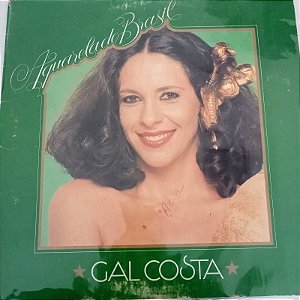 Disco de Vinil Gal Costa -aquarela do Brasil Interprete Gal Costa (1980) [usado]