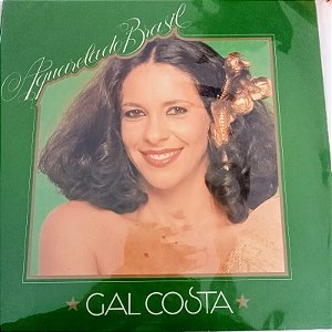 Disco de Vinil Gal Costa -aquarela do Brasil Interprete Gal Costa (1980) [usado]