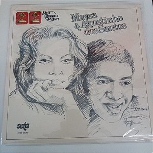 Disco de Vinil Maysa e Agostinho dos Santos Interprete Maysa e Agostinho (1980) [usado]