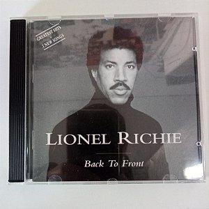 Cd Lionel Richie - Back To Front Interprete Lioinel Richie (1992) [usado]