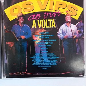 Cd os Vips - a Volta ao Vivo Interprete os Vips (1990) [usado]