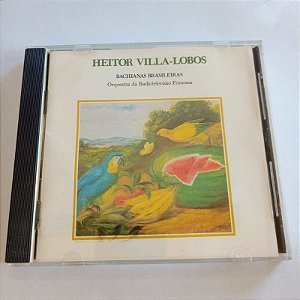 Cd Heitor Villa Lobos -bachianas Brasileriras Interprete Orquestra da Radio Televisão Francesa (1987) [usado]