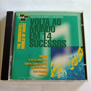 Cd Volta ao Mundo em 14 Sucessos Interprete Orqusetra Romântica Brasileira [usado]