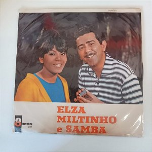 Disco de Vinil Elza , Miltinho e Samba - 1967 Interprete Elza e Miltinho (1967) [usado]