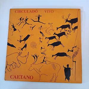 Disco de Vinil Caetano - Circuladô Vivo Interprete Caetano (1992) [usado]