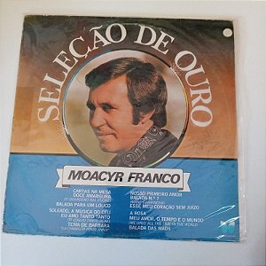 Disco de Vinil Seleção de Ouro - Moacir Franco Interprete Moacir Franco (1978) [usado]