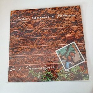 Disco de Vinil Sá e Guarabira - Cartas , Cancões e Palavras Interprete Sá e Guarabira (1987) [usado]
