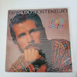 Disco de Vinil Oswaldo Montenegro - Vida de Artista Interprete Oswaldo Montenegro (1991) [usado]