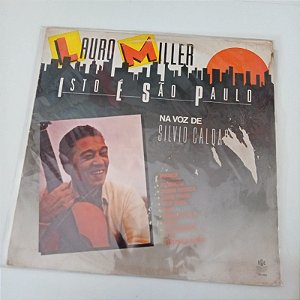 Disco de Vinil Isto é São Paulo na Voz de Silvio Caldas Interprete Silvio Caldas (1984) [usado]