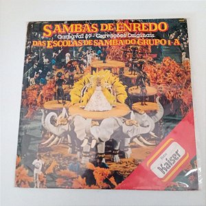 Disco de Vinil Sambas de Enredo das Escolas de Samba do Grupo 1a/1989 Interprete Escolas de Samba do Grupo 1a (1988) [usado]