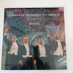 Disco de Vinil Carreras , Domingo Pavarotti In Concert Interprete Varios Artistas (1990) [usado]