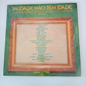 Disco de Vinil Saudade Não Tem Idade / 14 Inesquecíveis Sucessos do Passado Interprete Varios Artistas (1975) [usado]
