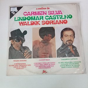 Disco de Vinil o Melhor Carmen Silva , Lindomar Castilho , Valdik Soriano Interprete Varios Artistas (1987) [usado]
