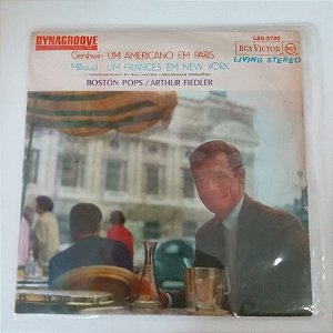 Disco de Vinil um Françês em New York /trilha /filme Interprete Boston Pops /arthur Fiedler (1964) [usado]