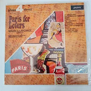 Disco de Vinil Paris For Lovers Interprete Maurice Larcange Andwith The Claude Martine Orchestra e Chorus (1969) [usado]