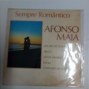Disco de Vinil Sempre Romântico Interprete Afonso Maia (1987) [usado]