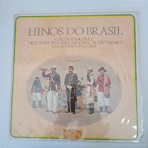 Disco de Vinil Hinos do Brasil - 1974 Interprete Coro da Radio/orquetra Sinfonica Nacional e a Doprano Mara Lucia Godoy (1974) [usado]