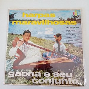 Disco de Vinil Harpas Maravilhosas Numero 2 Interprete Gaona e e seu Conjunto [usado]
